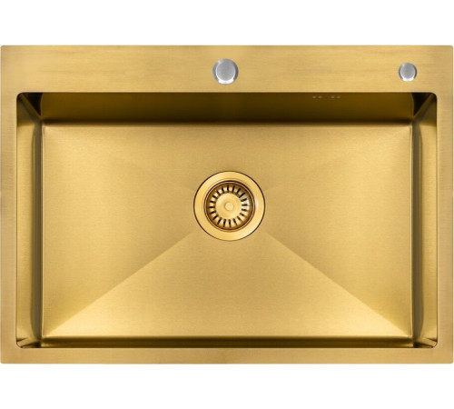Кухонная мойка ARFEKA ECO AR 700*500 GOLD PVD NANO