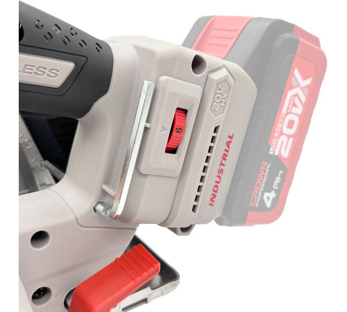 Дисковая циркулярная пила Crown CT25040-150HX без АКБ