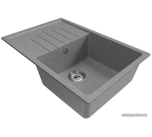 Кухонная мойка Mixline ML-GM19 551983 темно-серый
