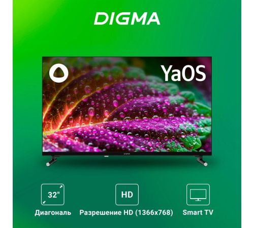 Телевизор Digma DM-LED32SBB32