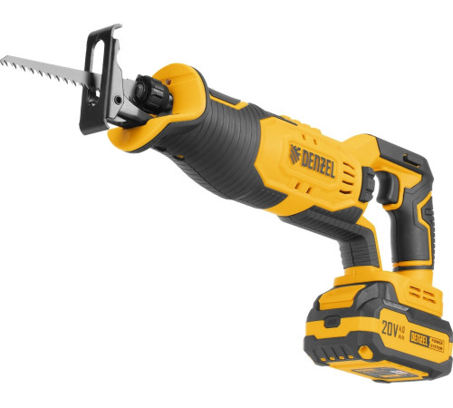 Сабельная пила Denzel RS-180 с 1-им АКБ