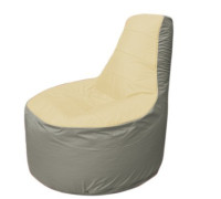 Кресло-мешок Flagman Трон Т1.1-2022 бежевый/серый