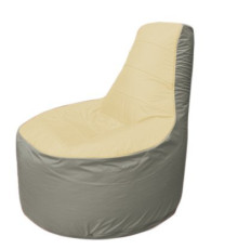 Кресло-мешок Flagman Трон Т1.1-2022 бежевый/серый