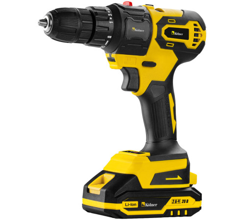 Дрель-шуруповерт Kolner Pro KCMT 20-3C с 2-мя АКБ, кейс