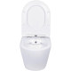Унитаз подвесной Roxen Antares Bidet в комплекте с инсталляцией StounFix Dual Fresh 6 в 1 968424 кнопка: сатин