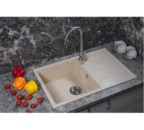 Кухонная мойка Marblan Magnum L гранит, с сифоном