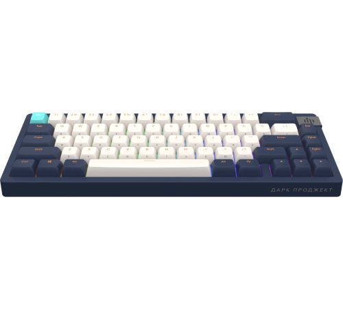 Клавиатура Дарк Проджект KD65A g3ms Zircon, темно-синий