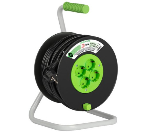 Удлинитель на катушке ЭРА GREEN LINE KAT-3x1.5-40m Б0065132