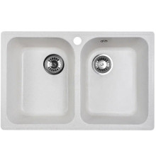 Кухонная мойка Marblan Duas бежевый, с сифоном