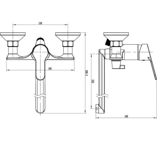 Смеситель Voda Aqua AQ31