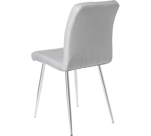 Стул Mio Tesoro Вивьен DC-140C серый/хром