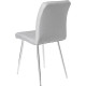 Стул Mio Tesoro Вивьен DC-140C серый/хром