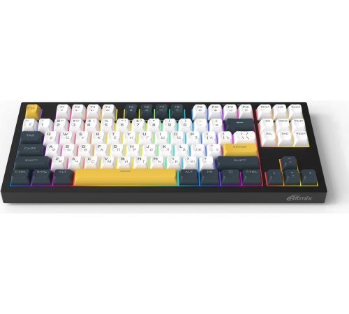 Клавиатура Ritmix RKB-587BL черный/белый