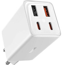 Сетевое зарядное Baseus GaN6 Pro Fast Charger 2C+2U 65W P10162701213-00 белый