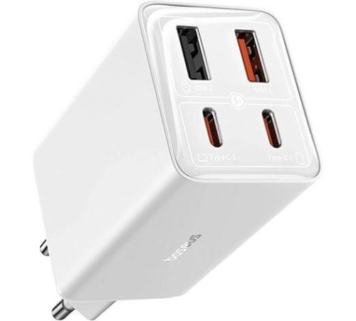 Сетевое зарядное Baseus GaN6 Pro Fast Charger 2C+2U 65W P10162701213-00 белый
