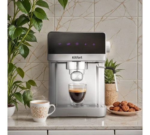 Рожковая кофеварка Kitfort KT-7418