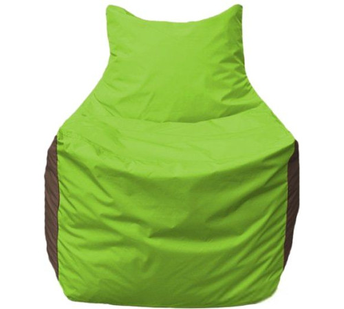 Кресло-мешок Flagman Фокс Ф2.1-165 салатовый/коричневый