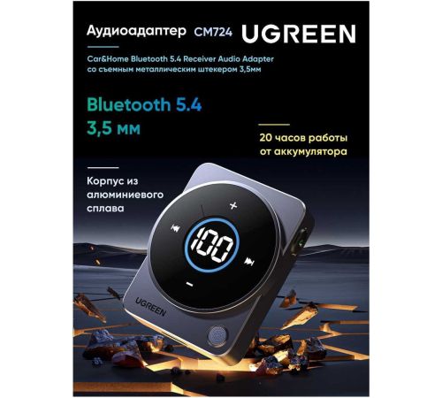 Аудиоадаптер Ugreen CM724 35003