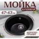 Кухонная мойка Saniteco Nova оникс