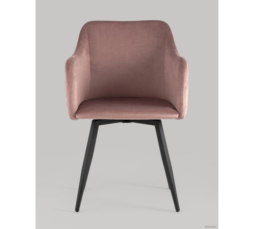 Стул Stool Group Ника MC66-5F KD HLR-44 велюр пыльно-розовый