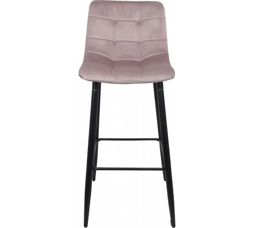 Стул AksHome Stella пыльная роза, велюр HLR25/черный