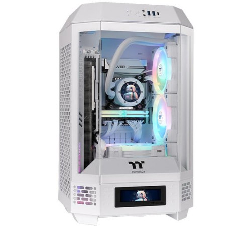 Корпус Thermaltake The Tower 250 Snow CA-1Z9-00S6WN-00
