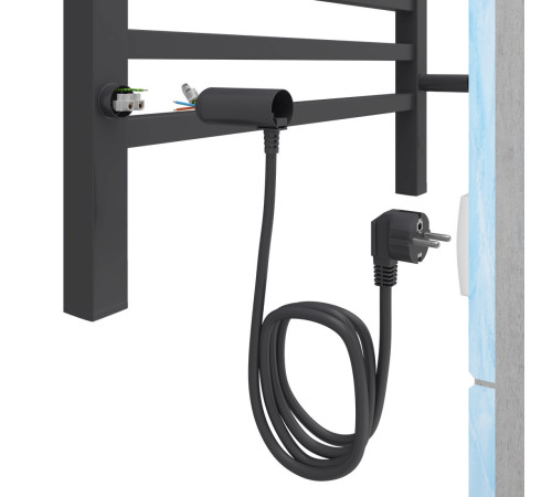 Полотенцесушитель TERMINUS Ватикан П8 500х800 quick touch, графит