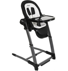 Высокий стульчик Pituso Triola черная рама/черный