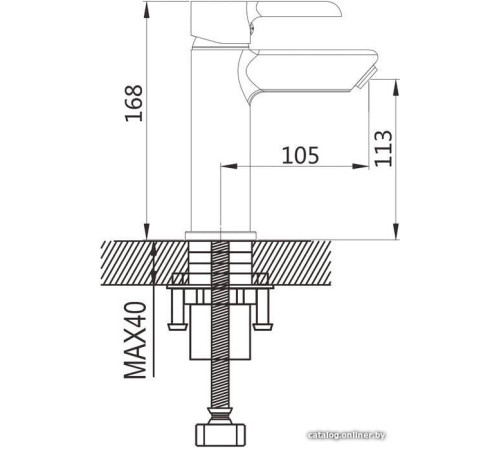 Смеситель с лейкой для биде Shevanik S6071