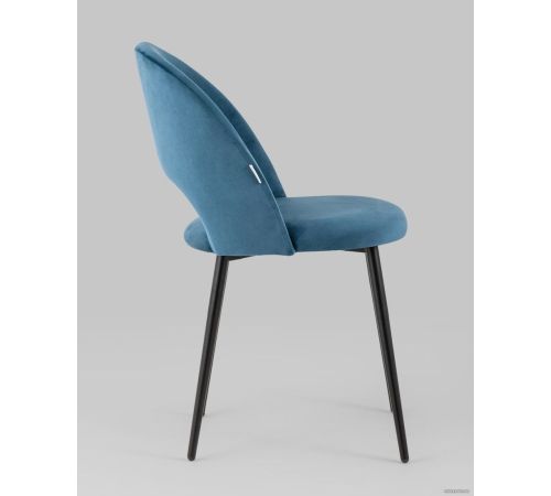 Стул Stool Group Меган AV 415-H58-08P велюр пыльно-синий