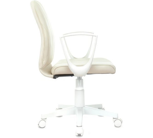 Кресло Бюрократ CH-W327 слоновая кость OR-10/белый