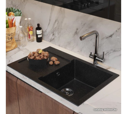 Кухонная мойка Mixline ML-GM31 552189 черный