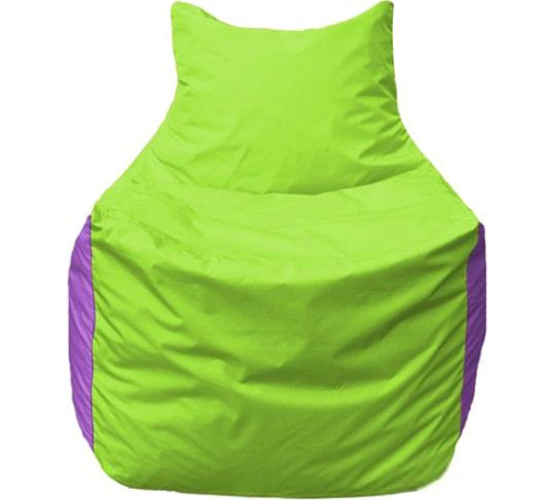 Кресло-мешок Flagman Фокс Ф2.1-158 салатовый/сиреневый