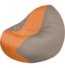 Кресло-мешок Flagman Classic К2.1-88 серый/оранжевый
