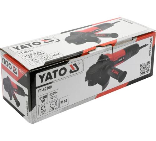 Угловая шлифмашина Yato YT-82100
