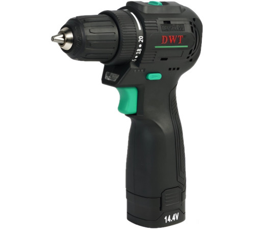 Дрель-шуруповерт DWT ABSP-14.4 DN-2 BMC с 2-мя АКБ