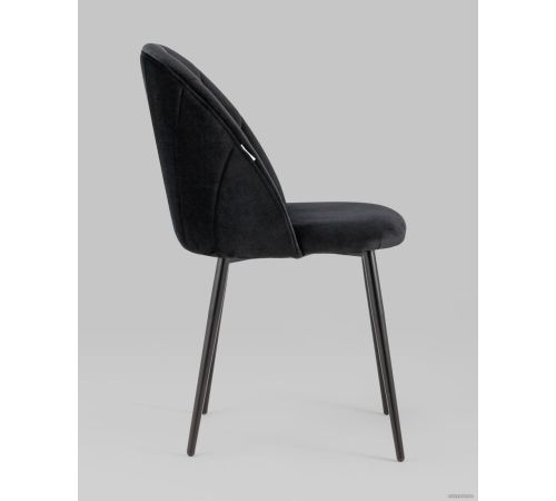 Стул Stool Group Логан AV 413-B30-08 велюр черный