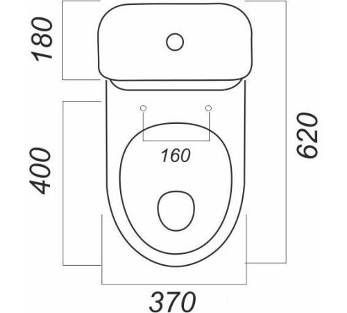 Унитаз Sanita Стандарт - Эконом SDTSACC01090112