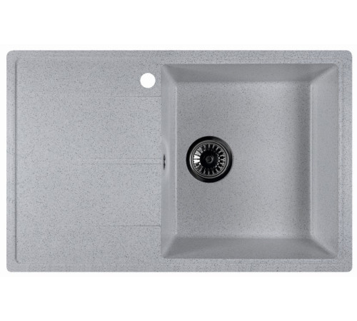 Кухонная мойка Marblan Magnum R серый, с сифоном