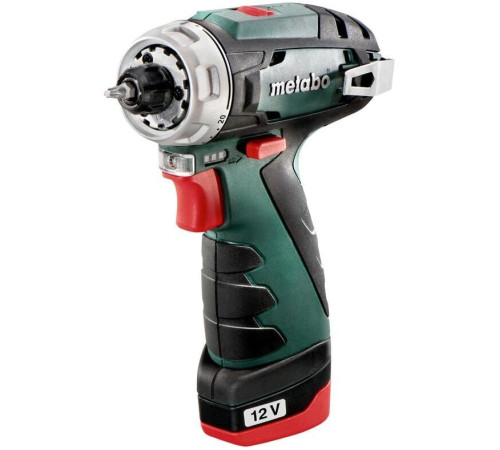 Дрель-шуруповерт Metabo PowerMaxx BS Basic 600984500 с 2-мя АКБ, кейс