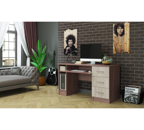 Стол Памир ПКС-4 ясень шимо темный/ясень шимо светлый