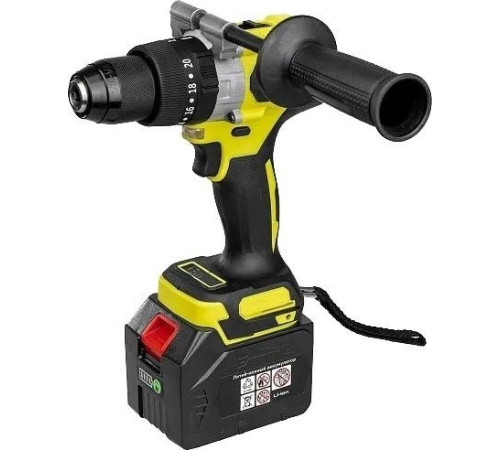 Ударная дрель-шуруповерт Nisus N-LB176S с 2-мя АКБ