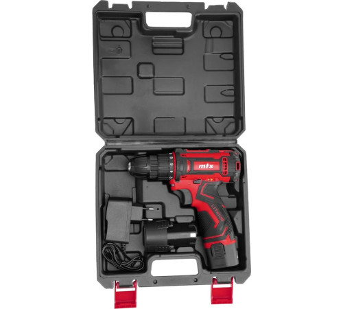 Дрель-шуруповерт MTX CDS-12 с 2-мя АКБ, кейс