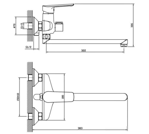 Смеситель Esko Lagos LG 31