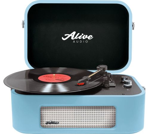 Виниловый проигрыватель Alive Audio Stories бирюзовый