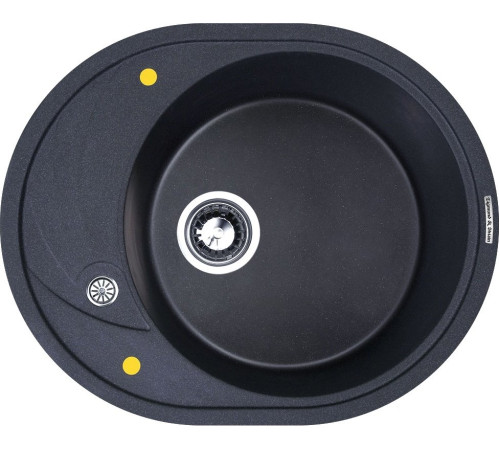 Кухонная мойка Zigmund & Shtain Kreis OV 575 темная скала