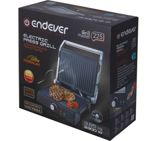 Электрогриль Endever Grillmaster 225