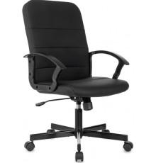 Офисное кресло Бюрократ Triest черный, экокожа