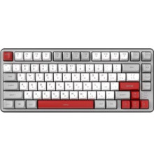 Клавиатура Ritmix RKB-681BL серый/белый