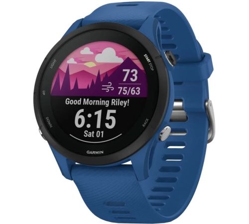 Умные часы Garmin Forerunner 255 темно-синий/черный
